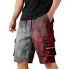 Men's Halloween Cargo Shorts with Pockets and Drawstring