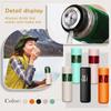 316 Stainless Steel Insulated Mug - Tea And Water Separation, Temperature Display, Unisex, Tea Brewing Flask