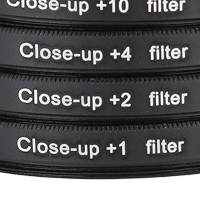 [Close Up] Close-Up Filter Kit, Macro Lens Filter Set (+1, +2, +4, +10 Lenses) with Storage Pouch for Digital Camera Photography (67mm)