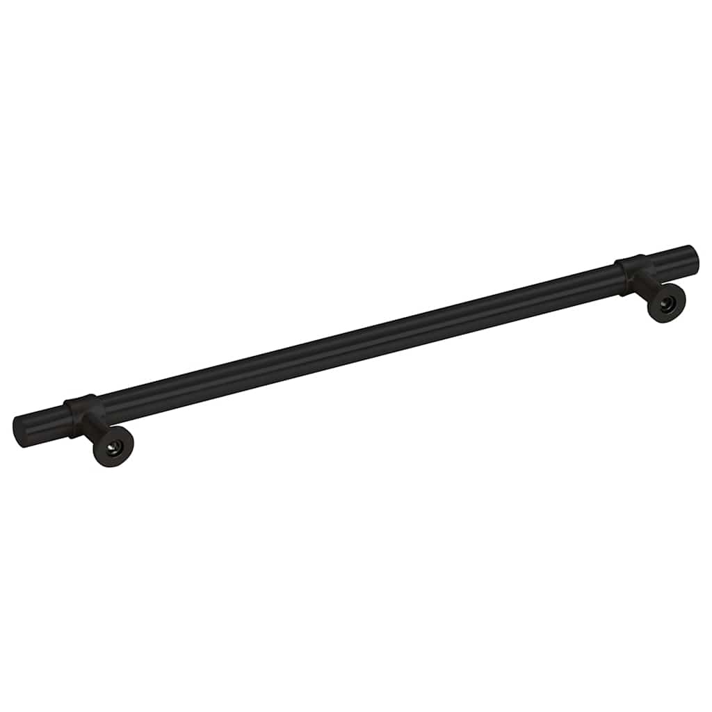 Furniture Handles 5 Pcs Black 224 Mm Stainless Steel
