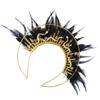 Delicate Feather Headdress Accessory for Women Girls Stage Performances Photography and Holiday Festivities Daily Use
