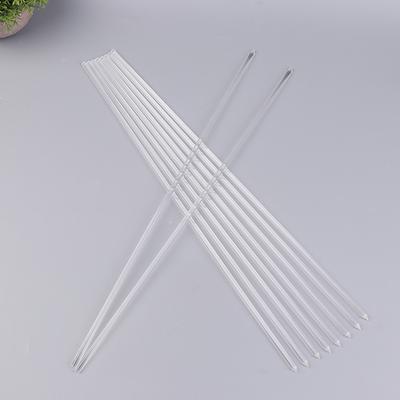 16Pcs Transparent Acrylic Plant Stakes Garden Stakes 15.6 Inch Acrylic Orchid Stakes Stable Plant Support Gardening Plant Sticks