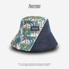 Mens Wide Brim UV Protection Bucket Hat Cotton Breathable Sun Outdoor Travel