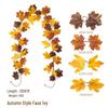 Mixed Color Autumn Maple Leaf Vine for Thanksgiving/Halloween Décor
