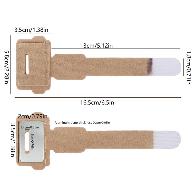 1 ks Korektor kladívkových prstů Prstové dlahy Obvazy pro korekci kladívkových prstů Křivé a překrývající se prsty Chránič