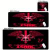 Tappetino per Mouse Anime The Binding Of Isaac Blocco Tastiera Gioco Bordi Bloccati Pad per Mouse Accessori per Computer Tappetini Antiscivolo per Scrivania Armadio PC Mausepad