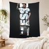 Football Messi Handwoven Tapestry Rustic Farmhouse Made For Studio Wall Balcony Living Room Four Seasons Boho Decor Gift For New Home