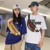 Crossbody Bag Boys Japanese Trendy Brand Fashion Versatile Breast Bag Shoulder Mobile Phone Satchel Casual Simple Backpack Women