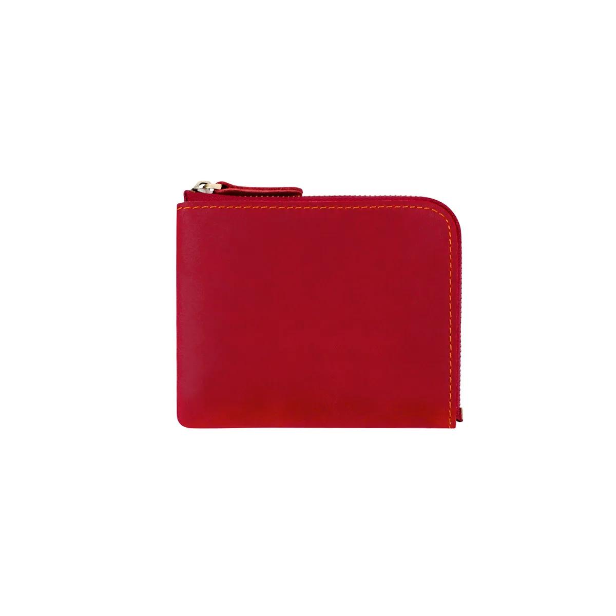 

Original Leather Credit ID Card Holder Vintage Fashion Coin Purse Small Wallet Clutch Zipper Clamp for Money Short Wallet Unisex