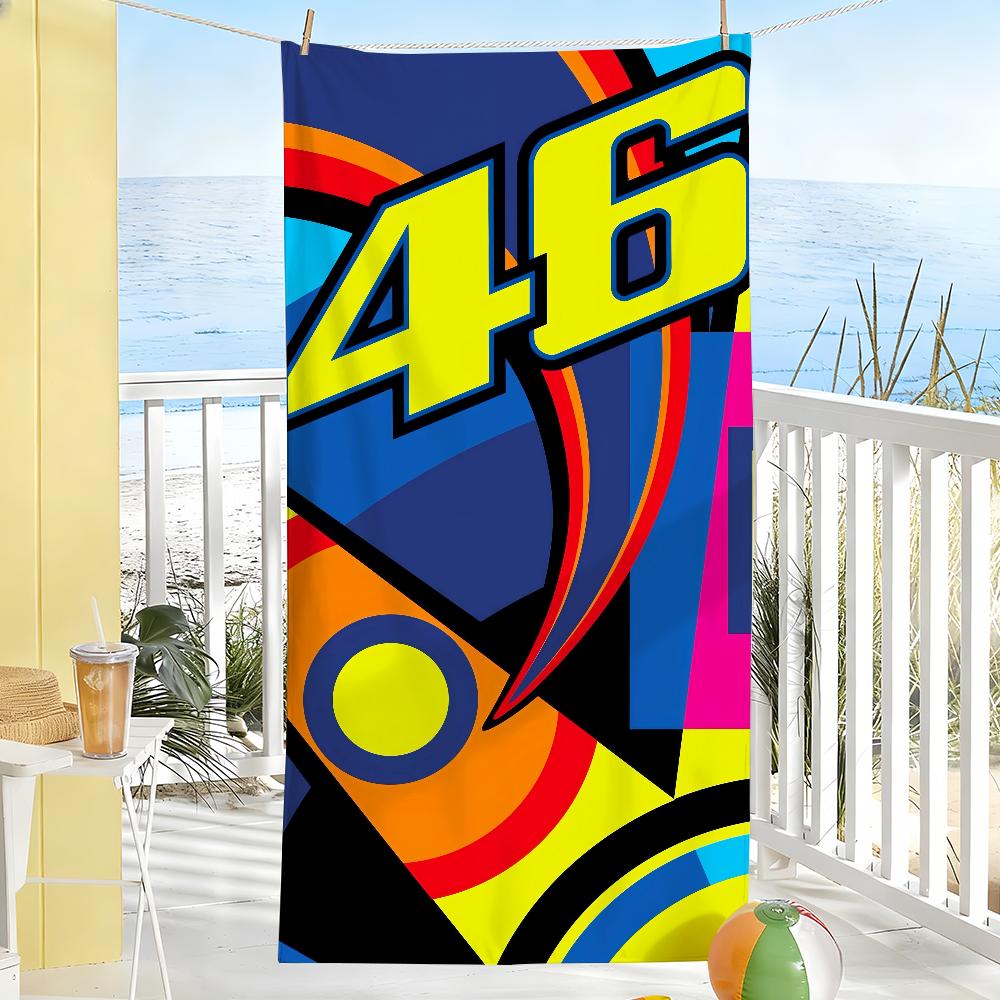 Modisches Handtuch Weich Pool Geschenk Für Reise Fitnessstudio Dusche Camping Schnelltrocknend Sport V-Valentino Moto R-Rossi Cool-46 Große Strandtücher