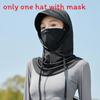 Summer Sun Protection Mask With Breathable Ice Silk Full Face Cover For Cycling And Outdoor Activities