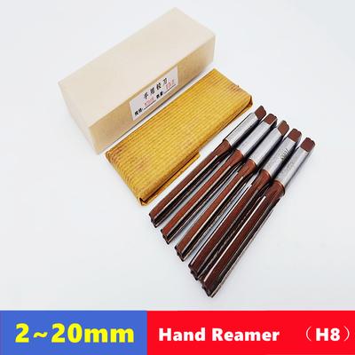 H8 handmatige rechte sleuf ruimer 2-20mm, 9Sicr handmatige vierkante schacht ruimer, handmatig ruimen en precisie snijden frees