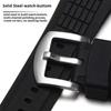 26mm Blau Gebogenes Silikon Uhrenarmband Für Seiko VELATURA/SRH 006 013 SPC007J1 SNAE17 Herren Sport Gummi Uhrenarmband Zubehör