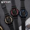 Sanda Men's & Women's Multifunction Waterproof Shockproof Watch with Alarm