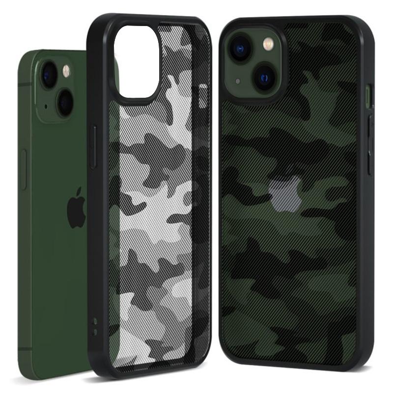 IBMRS For iPhone 13 Case TPU+PC Anti-slip Phone Back Cover A