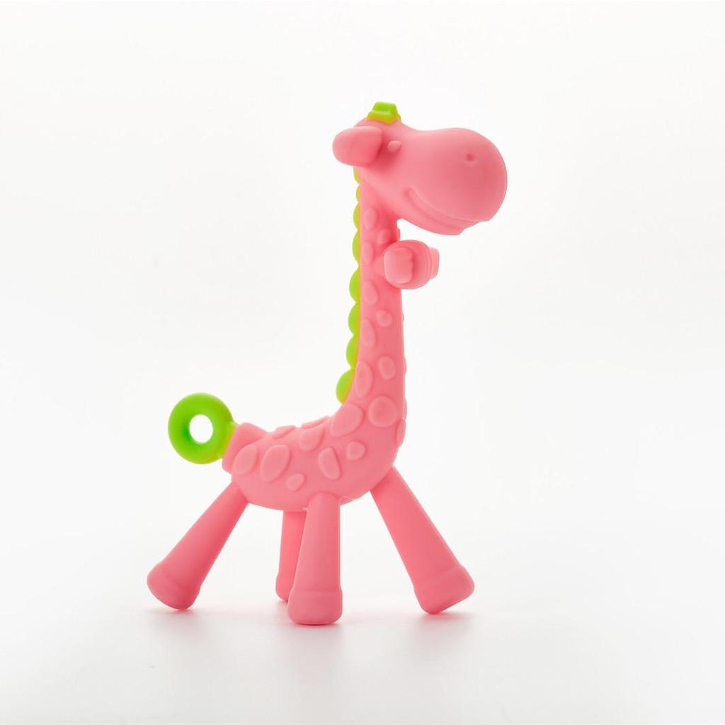 Giraffe Baby Silicone Teething Stick