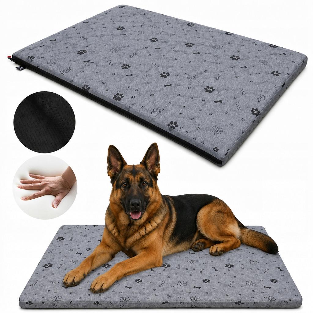 [20] Orthopedic Dog Bed Memory Foam Mattress 120x90cm LROKI120R