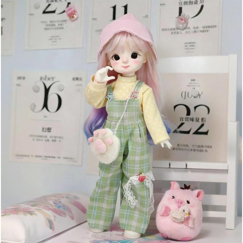 Autumn Winter 1/6 BJD Doll Clothes Only Clothing Cute 30CM Doll Outfit Set for Potato Dolls