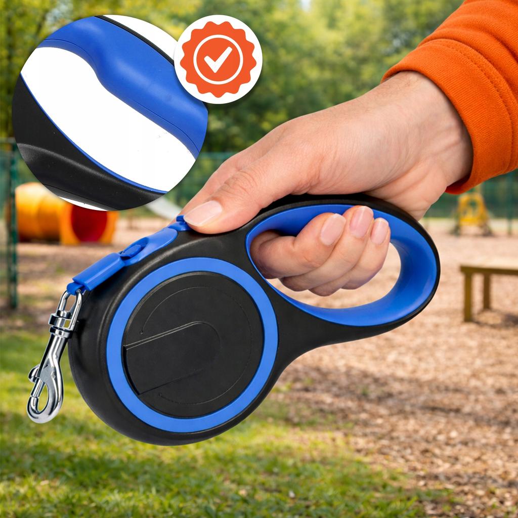 [PACZA] Automatic Dog Leash up to 20kg with Lock 5m D1100