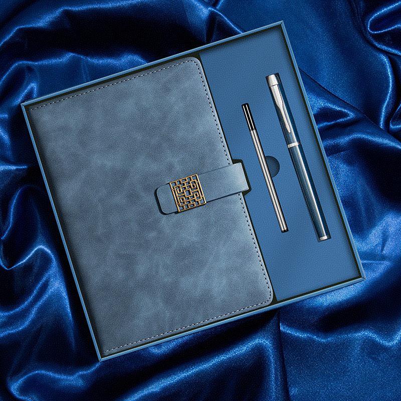 Verdickte Leder-Business-Schnallen-Notizbücher für Konferenzen und Tagebücher