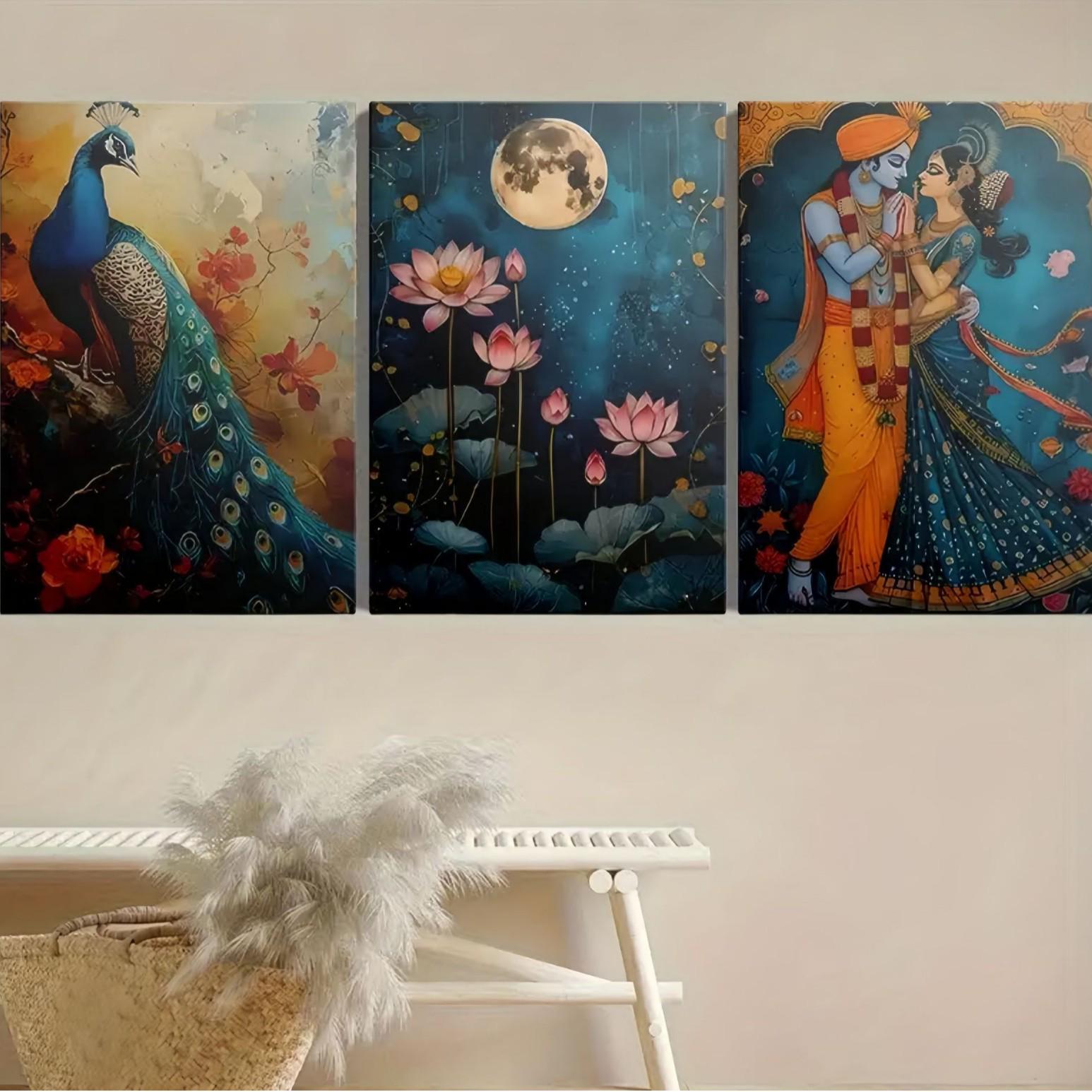 Middle Eastern Mural Art Decorative Classroom Hanging Figure Painting 20x25
