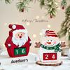Christmas Decorations 2026 New DIY Creative Countdown Calendar Desktop Ornaments Holiday Atmosphere Arrangement Small Gifts
