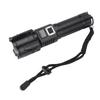 Super Bright Flashlight 3 Modes Zoomable IPX4 Waterproof Rechargeable LED Handheld Flashlight with L