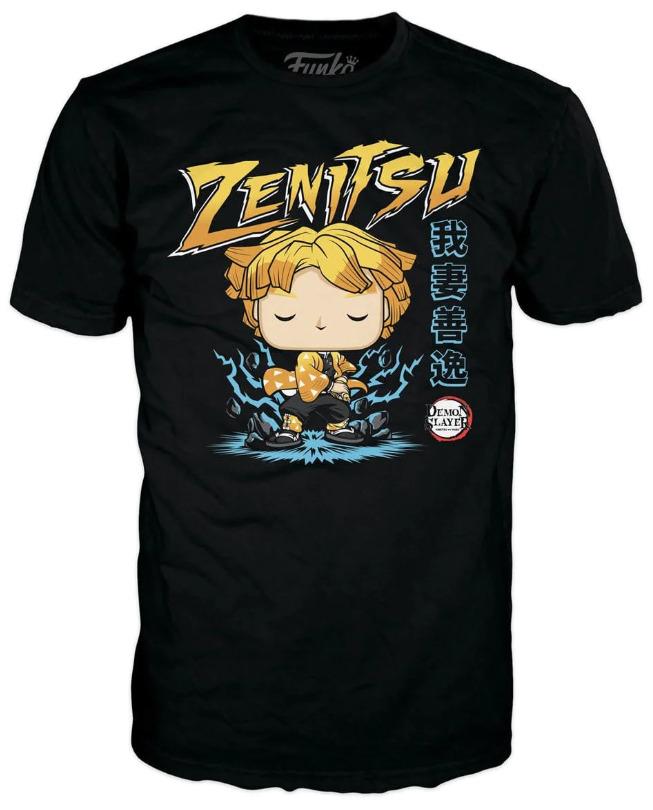 Zenitsu Demon Slayer Funko Pop! Tee Shirt (XS, S, M, L, XL, 2XL, 3XL Available!)