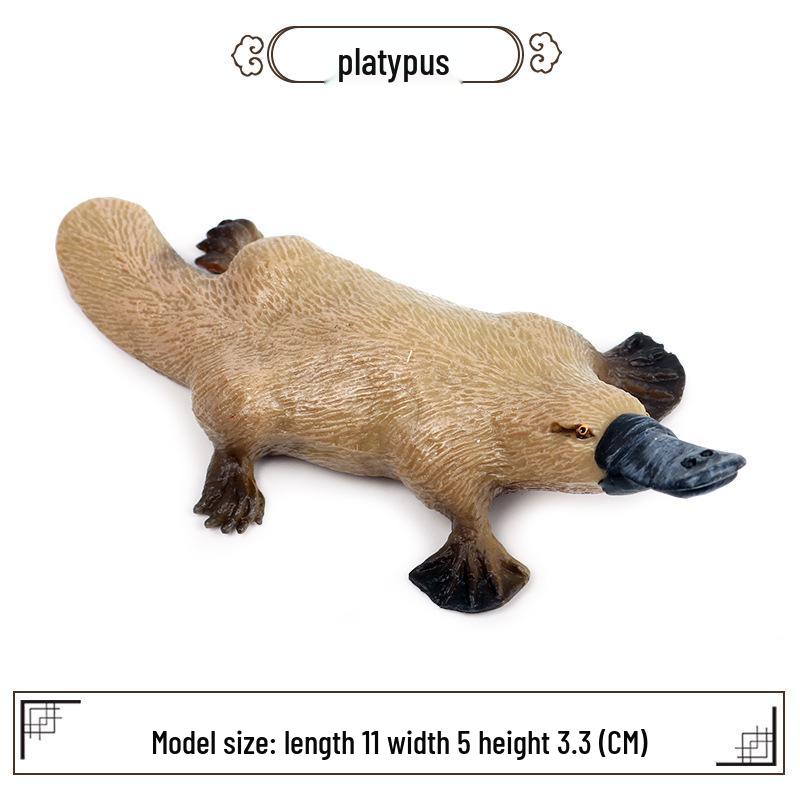 Heartfelt Platypus Toy: Australian Animal Model for Kids Cognitive Play