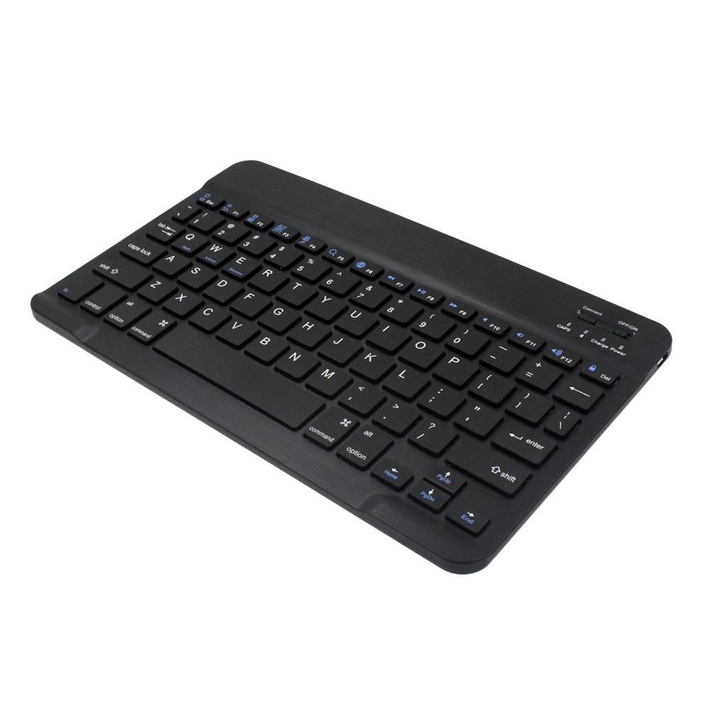 Universal Bluetooth Keyboard for iOS, Android, and Windows - Compatible with Russian, French, and Spanish, Fits 7/9/10 Inch Devices