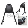 Modified Harley XL883 1200 Motorcycle Round Tube with Rear Backrest, Rear Arch, and Tail Rack (2004-2020)