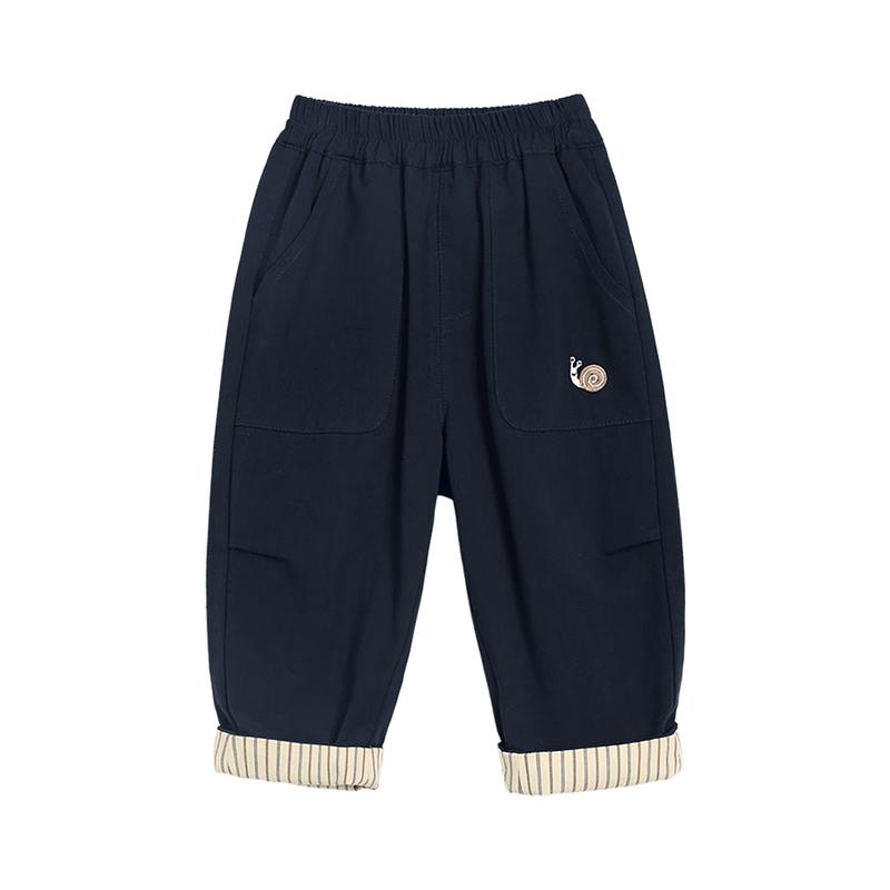 LUSON Little O Dad 2025 Autumn Boys  Cargo Pants 80