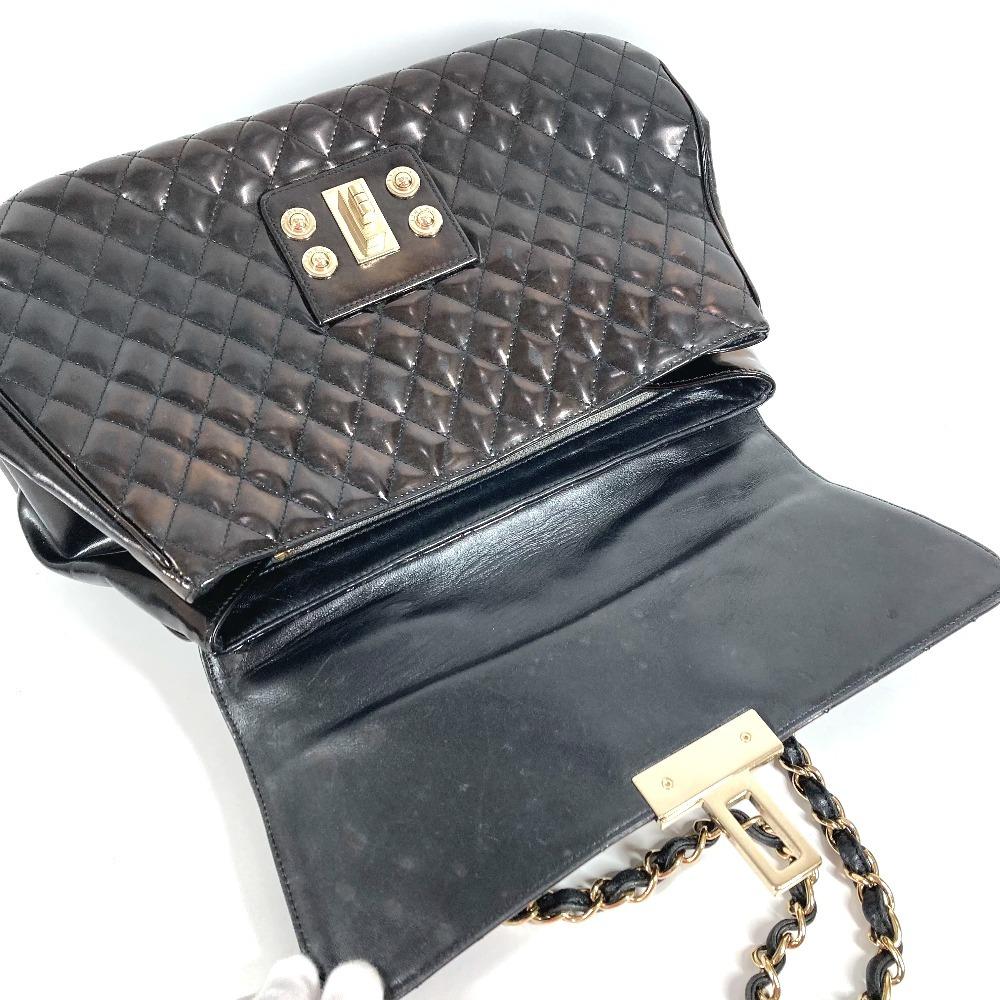 Chanel Matelasse Quilted 2.55 CC Mark Logo 2-Way Handbag Tote Bag Shoulder Bag