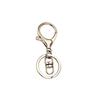 Alloy Lobster Clasp Keychain Pendant Set: 8-Shaped Buckle & Four-Section Chain Jewelry Accessories.