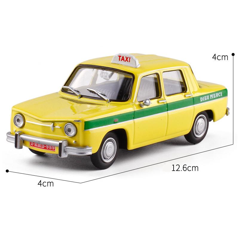 Renault 8 -Bamako -1970 in scala 1/43, modello di auto pressofuso, veicolo giocattolo per bambini, ragazzi e ragazze, collezione regalo