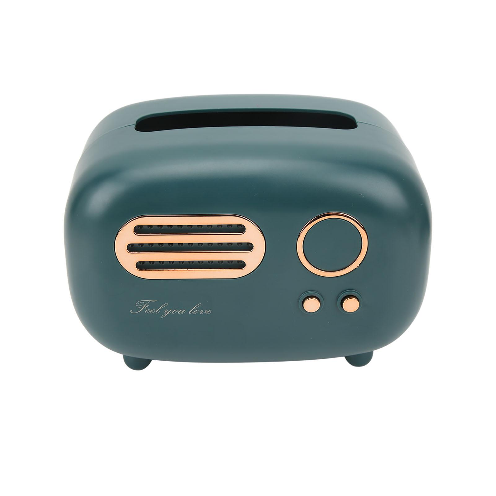 

Радио Коробка для салфеток Скандинавский стиль Ретро Зеленый Форма радио Коробка для хранения салфеток Держатель Дом Гостиная