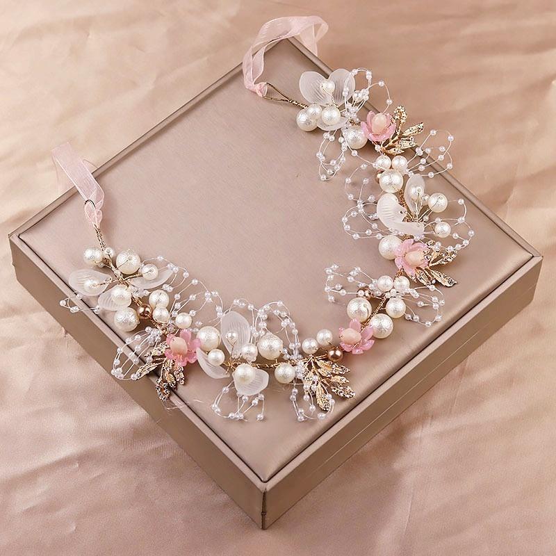 Children s Wreath Girl Headband Princess Tiara Crown Decoration Bride Bridesmaid Wedding Photography Holiday Photo Headdress