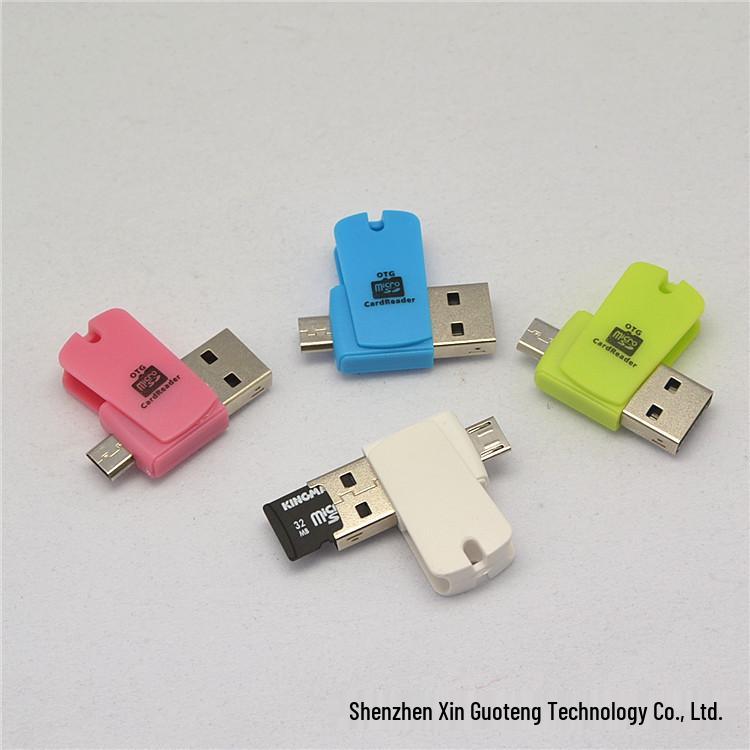 All-in-One Aluminum Alloy High-Speed SD/TF/MS/PSP Card Reader for Mobile Phones and Cameras