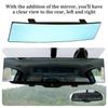 Car Rear View Mirror Large View Baby Seat Monitor Convex Design Blind Spots Reducing Angle Wider Blue Anti-glare Safety Interior