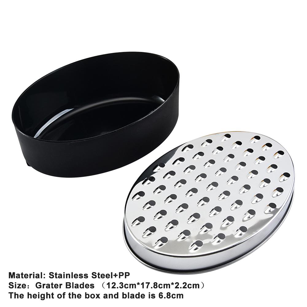 

Multifunctional Grater Cheese Grater Stainless Steel Fruits Vegetables Grater Zester with Storage Container