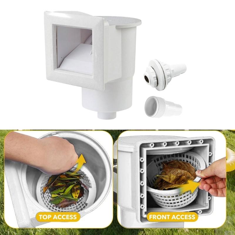 Complete Swimming Pool reader Set possesses Basket Gate And Vacuum Plate For Easy Installation And Good Maintenance