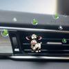 1PC Cute cow acrylic flat suitable for car air vents, aromatherapy clip, car interior decoration