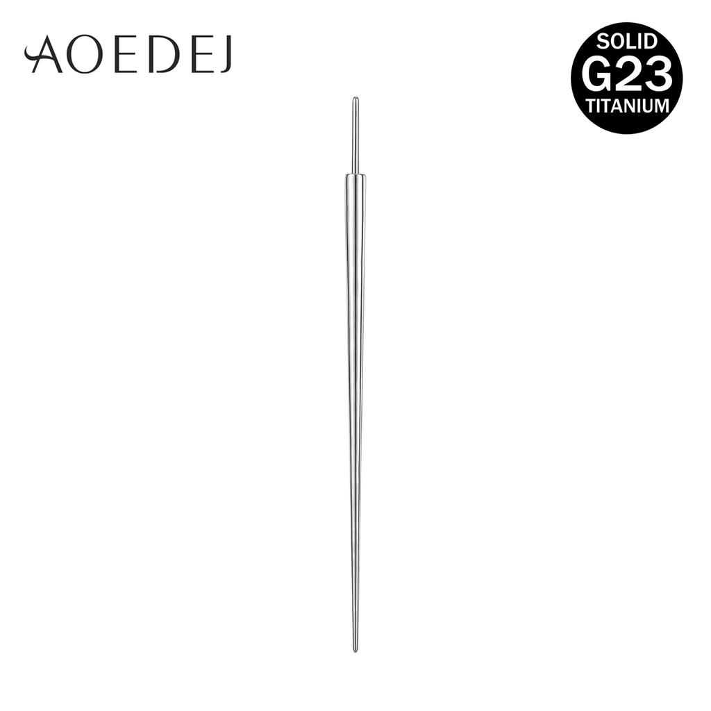 AOEDEJ 1 Stück G23 Titan Piercing-Kit Interne Gewinde Gebogener Konus Einführstift Werkzeug Für Tragus Helix Lippe Nase Piercing Schmuck