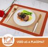 Silicone Baking Mat Flexible Rectangular Odorless Non-Stick Heats-resistant Home Restaurant Bakery Cooking Pad Accessories