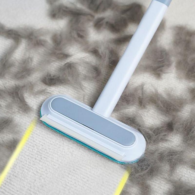 Brosse Anti-Poils d'Animaux Portable Multifonctionnelle Lavable Nettoyeur de Rasoir Outil d'Élimination des Peluches pour Drap de Lit Canapé Meubles