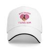 Summer But Daddy I Love Him Jonathan Bailey Heart Baseball Cap Hunting Camping Casual Print Sun Trucker Hat Men Baseball Caps