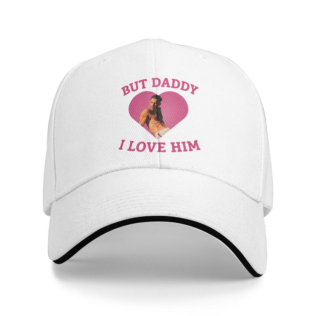 Summer But Daddy I Love Him Jonathan Bailey Heart Baseball Cap Hunting Camping Casual Print Sun Trucker Hat Men Baseball Caps