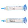 2Pcs Solder Oil Syringe Flux Paste PCB BGA Electronic Equipment Soldering Rework Supplies
