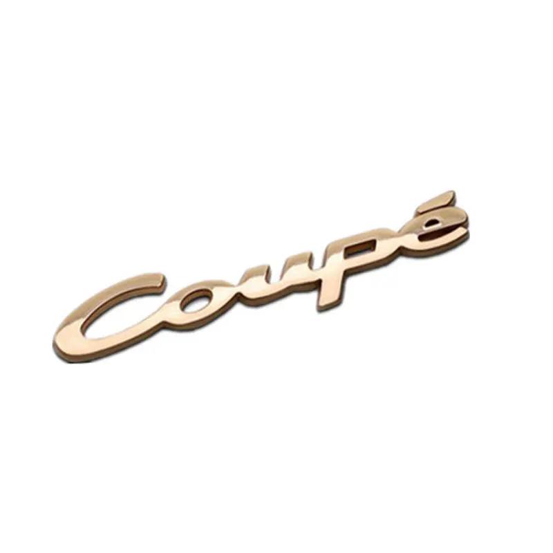 1Pc 3D Coupe logo Car Body Emblem Badge Sticker Accessories