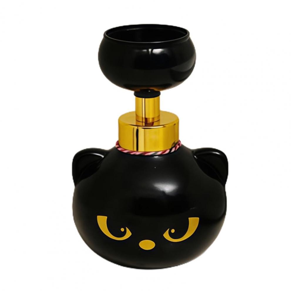 

Black Cat Pattern Hand Sanitizer Bottle Cat Paw Foam Soap Dispenser Black Cat Claw Paw Foam Soap Dispenser Set чёрный